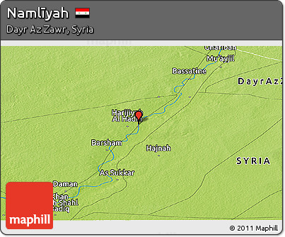 Physical Panoramic Map of Namlīyah
