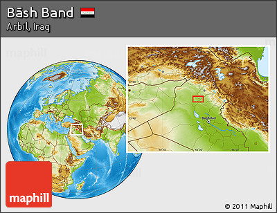 Physical Location Map of Bāsh Band