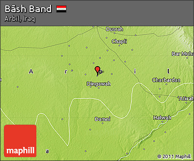 Physical Map of Bāsh Band
