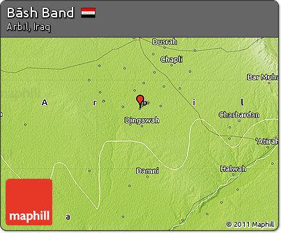 Physical Map of Bāsh Band