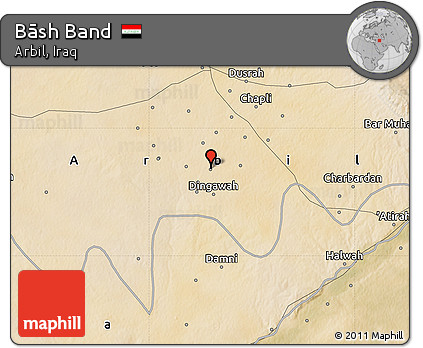 Satellite Map of Bāsh Band