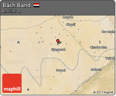 Satellite Map of Bāsh Band