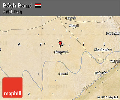 Satellite Map of Bāsh Band