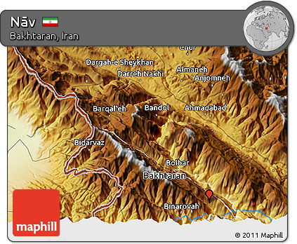 Physical 3D Map of Nāv