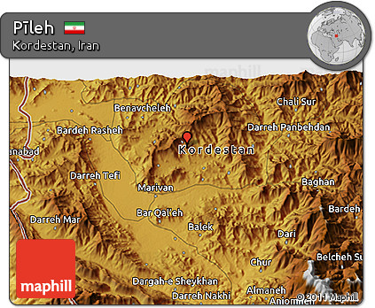 Physical 3D Map of Pīleh