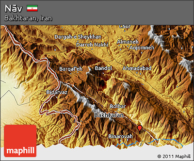 Physical 3D Map of Nāv