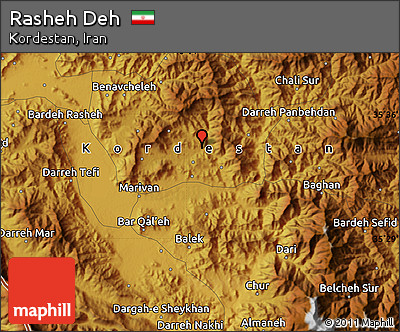Physical Map of Rasheh Deh