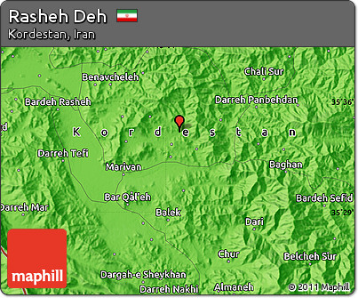 Political Map of Rasheh Deh