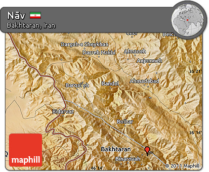 Satellite Map of Nāv