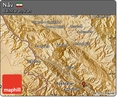 Satellite Map of Nāv