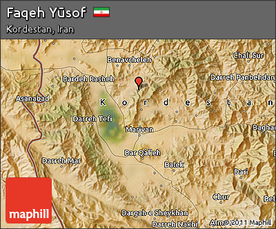 Satellite Map of Faqeh Yūsof