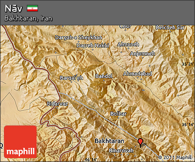 Satellite Map of Nāv