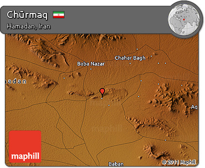 Physical 3D Map of Chūrmaq