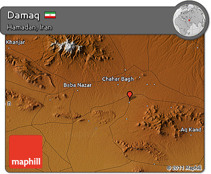 Physical 3D Map of Damaq