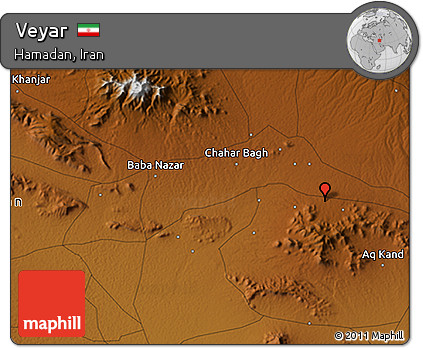 Physical 3D Map of Veyar