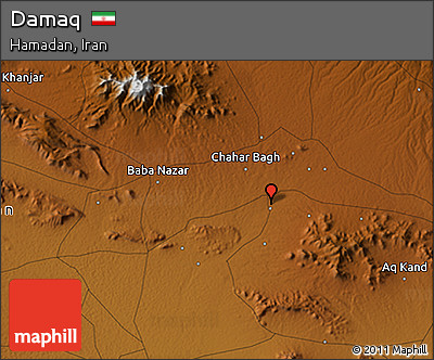 Physical 3D Map of Damaq