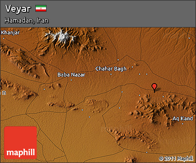 Physical 3D Map of Veyar
