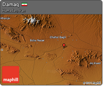 Physical 3D Map of Damaq