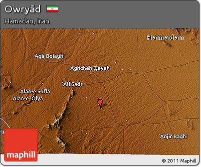 Physical 3D Map of Owryād