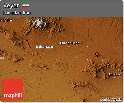 Physical 3D Map of Veyar