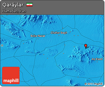 Political 3D Map of Qarāylar