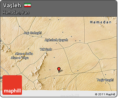 Satellite 3D Map of Vaşleh