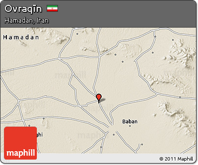 Shaded Relief 3D Map of Ovraqīn