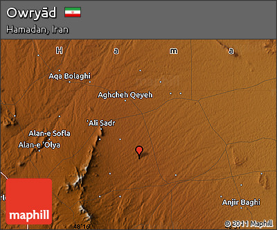 Physical Map of Owryād
