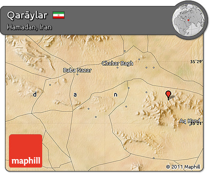 Satellite Map of Qarāylar