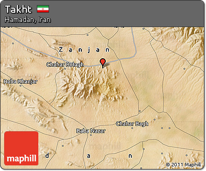 Satellite Map of Takht