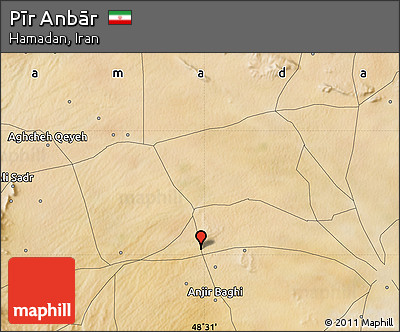 Satellite Map of Pīr Anbār