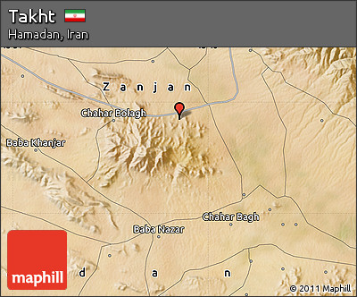 Satellite Map of Takht