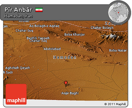 Physical Panoramic Map of Pīr Anbār