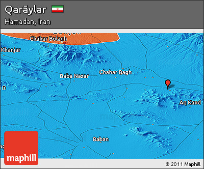 Political Panoramic Map of Qarāylar