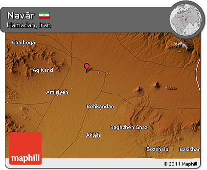 Physical 3D Map of Navār