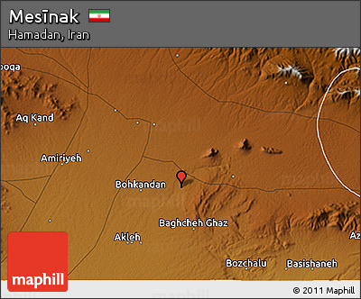 Physical 3D Map of Mesīnak
