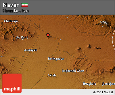 Physical 3D Map of Navār