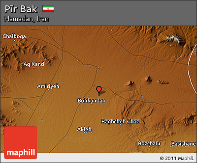 Physical 3D Map of Pīr Bak