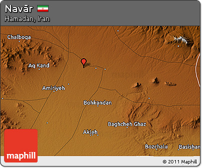 Physical 3D Map of Navār