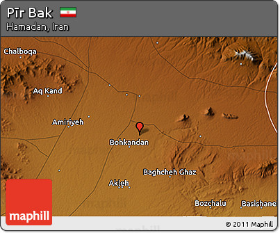 Physical 3D Map of Pīr Bak