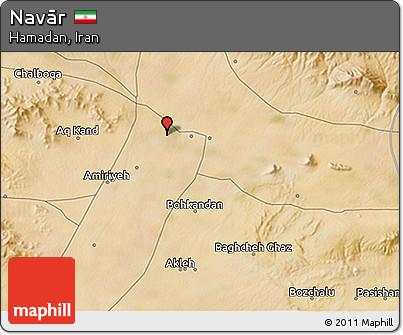 Satellite 3D Map of Navār
