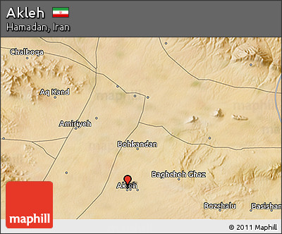 Satellite 3D Map of Akleh
