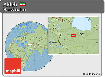 Savanna Style Location Map of Akleh