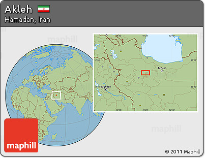 Savanna Style Location Map of Akleh