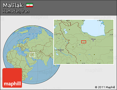 Savanna Style Location Map of Malīlak