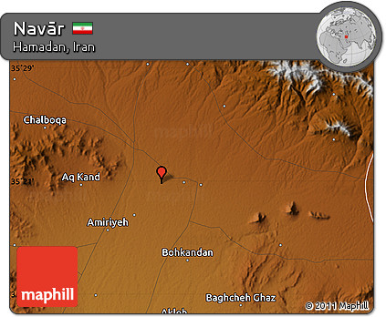 Physical Map of Navār