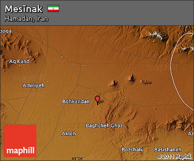 Physical Map of Mesīnak