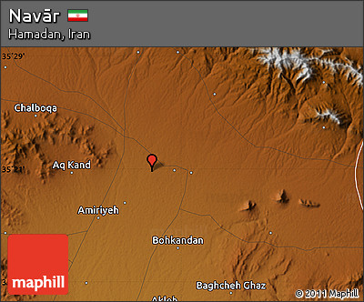 Physical Map of Navār