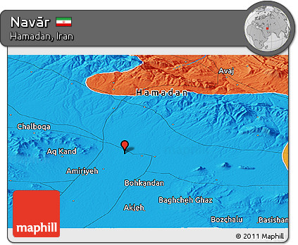 Political Panoramic Map of Navār