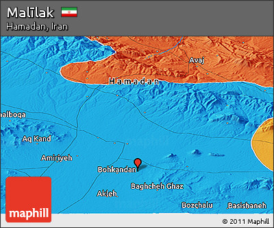 Political Panoramic Map of Malīlak
